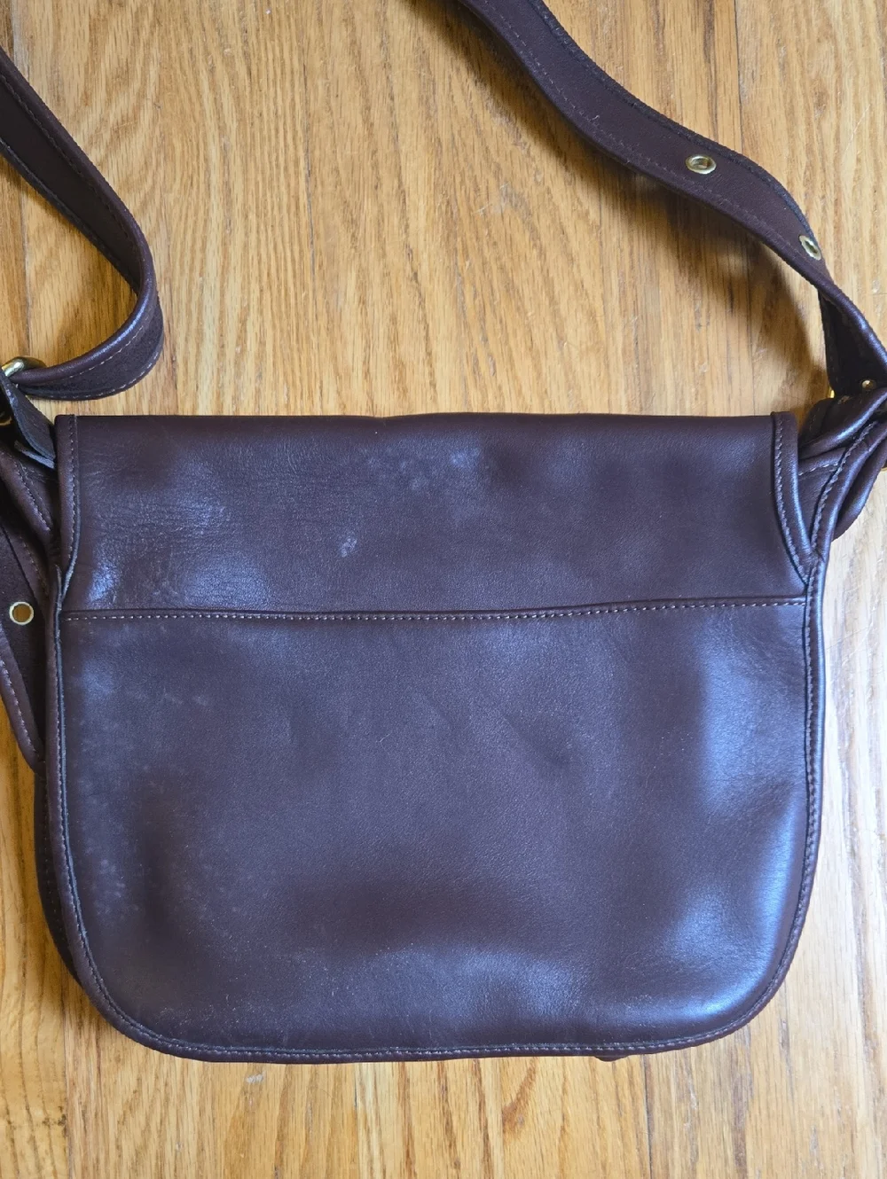 Vintage 90s Coach 9951 brown leather Patricia's Legacy shoulder crossbody bag - Picture 5 of 11